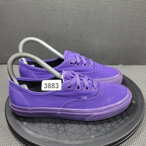 Vans Shoes - Womens Sz 6 Purple Vans Canvas Authentic Low Top Sneakers